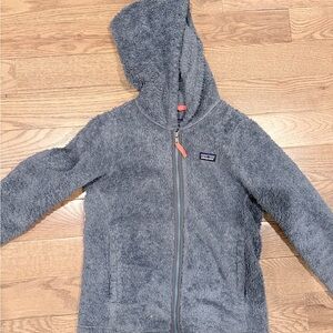 Patagonia Fuzzy Charcoal Kids Hoodie